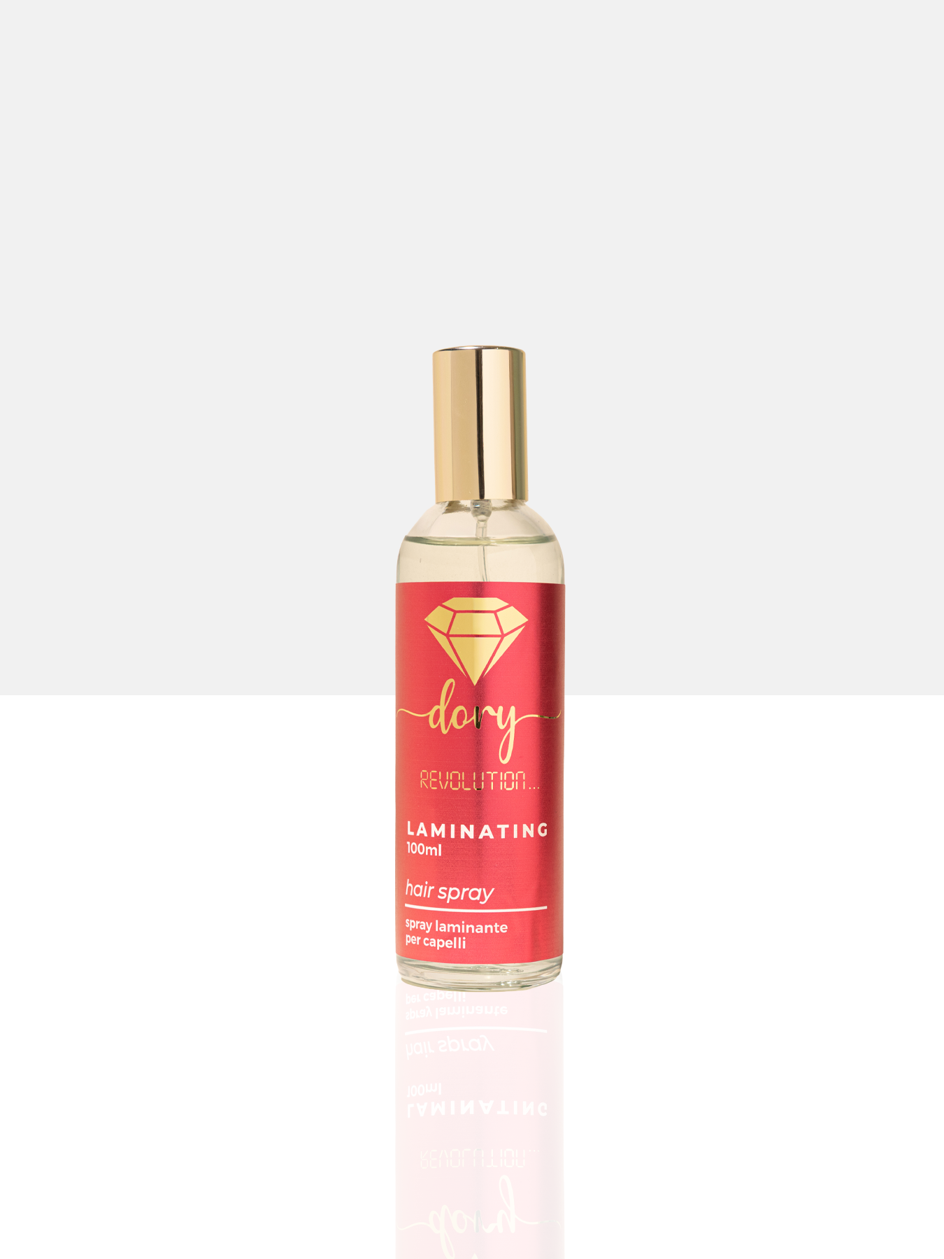 Laminating hair spray
